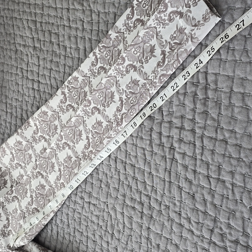 Anthropologie Cartonnier Silver Brocade Crop Pant - Picture 15 of 15